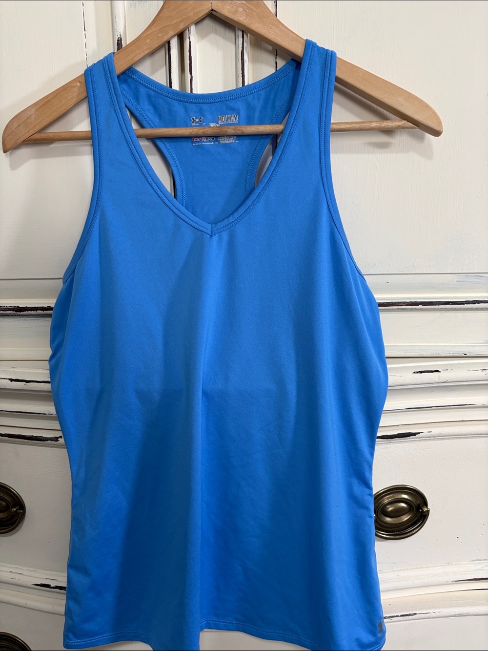 Under Armour Women's Bright Blue V-Neck Racerback Tank